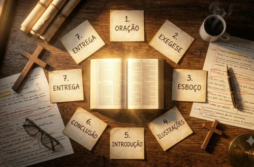 Descubra os 7 passos infalíveis para preparar um sermão que transforma vidas