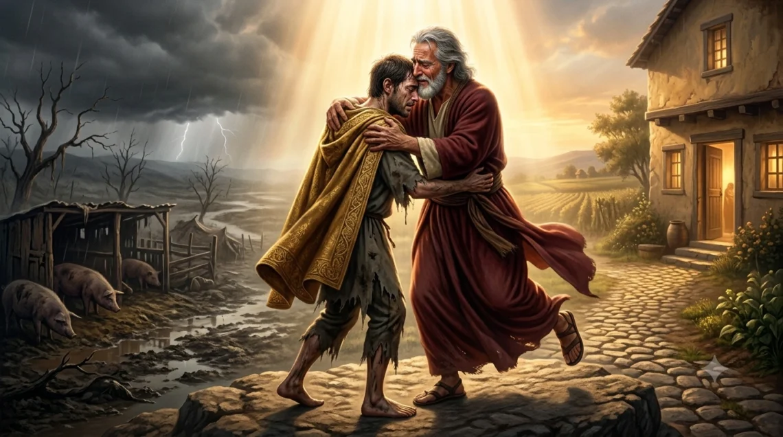 Sermão Amor Incondicional Lucas 15:20