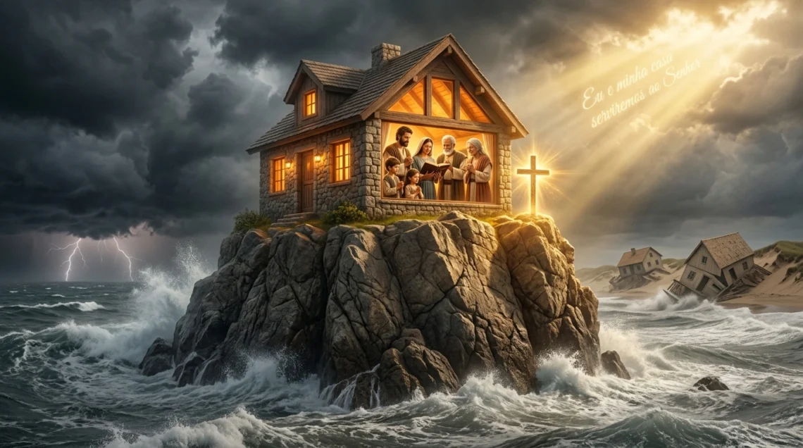Josué 24:15 - Eu e minha casa serviremos ao Senhor