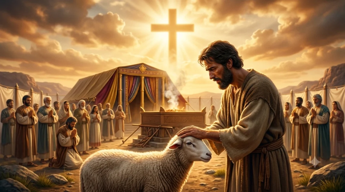 Levítico 1:4 - Imposição de mãos sobre o holocausto